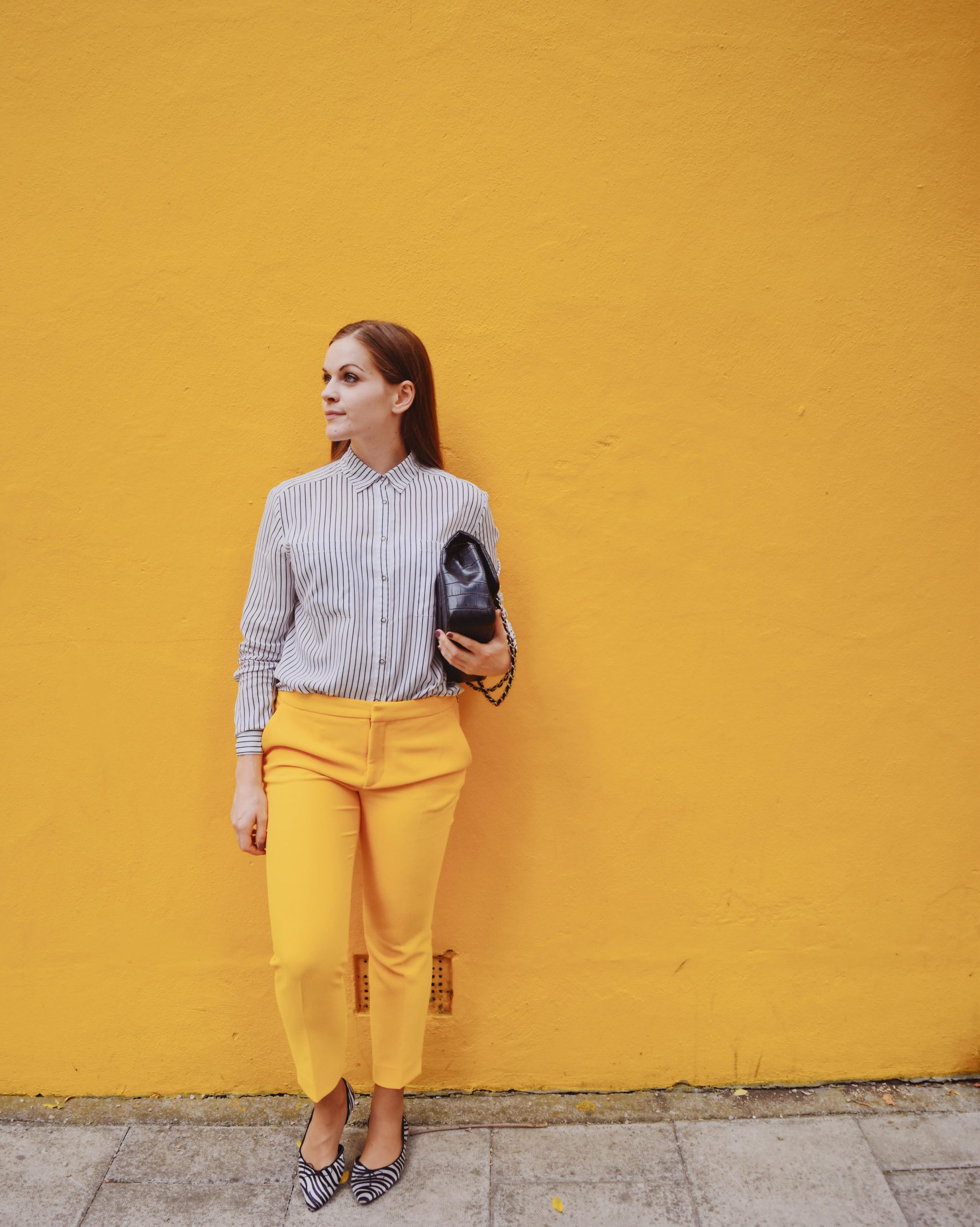 French Style: Mustard Yellow With Grey Marl | La Redoute Brand Ambassador  Post - Not Dressed As Lamb