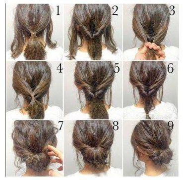 What are quick and easy hairstyles for short hair for school? - Quora